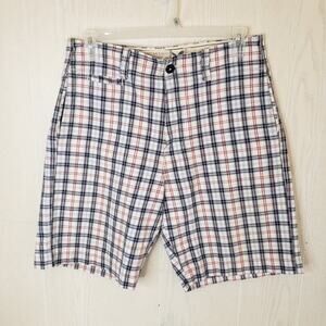 American Eagle multi plaid mens shorts size 30